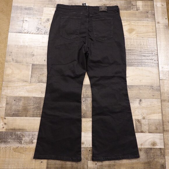 Banana Republic Slim Flare Jeans Women’s 18 Black High Rise Flared Leg - Picture 11 of 14